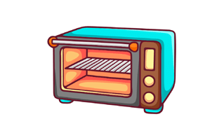 Microwave Sticker PNG