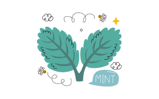 Mint Free Sticker PNG