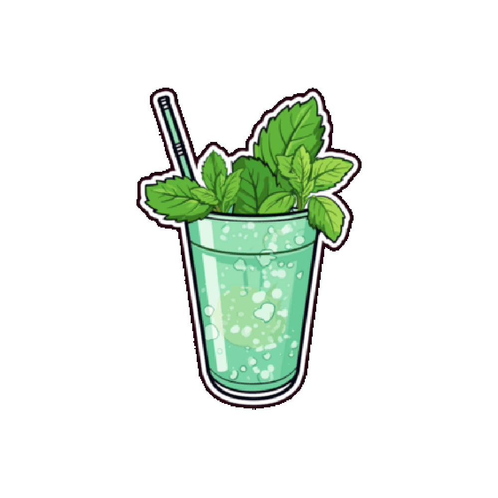 Mint Sticker Transparent Gallery