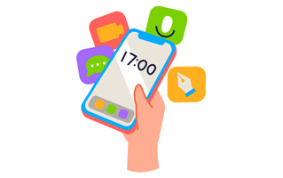 Mobile Application Free Sticker PNG