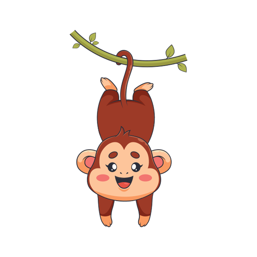 Monkey Free Sticker Transparent Photo