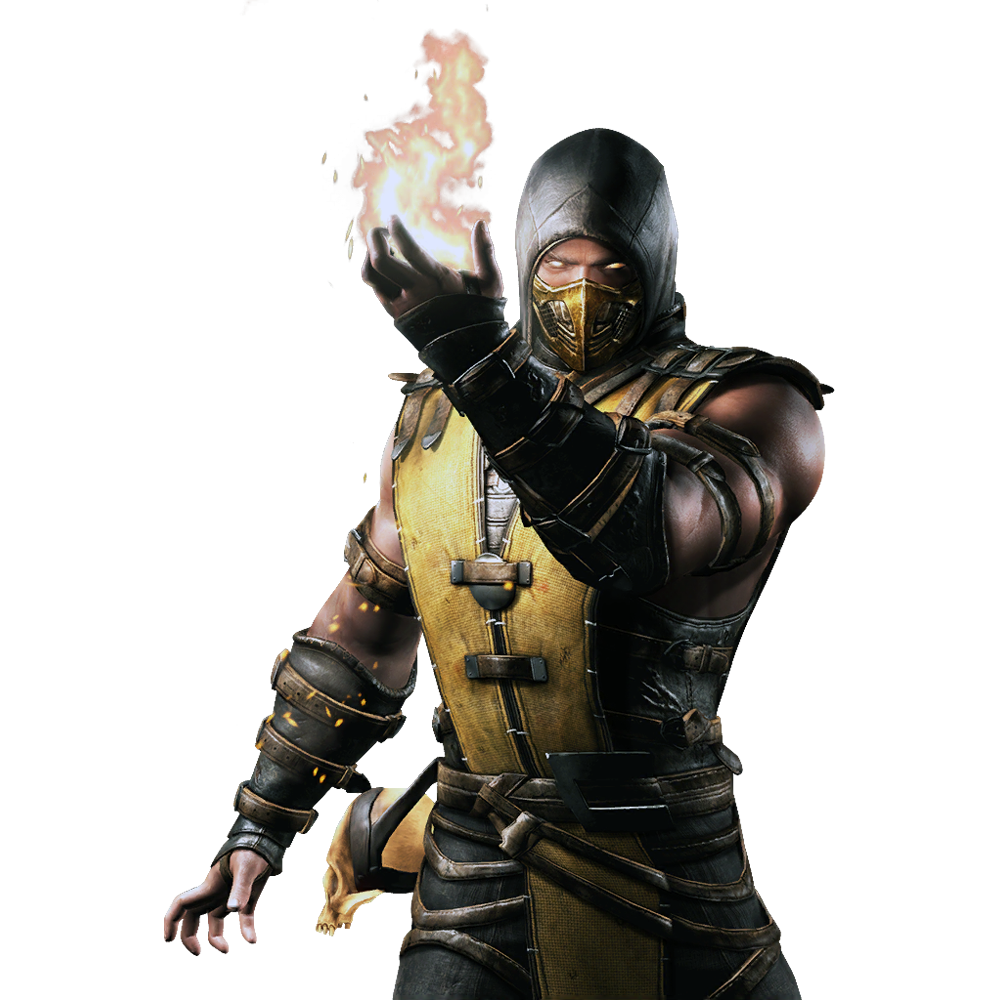 Mortal Kombat Scorpion  Transparent Clipart
