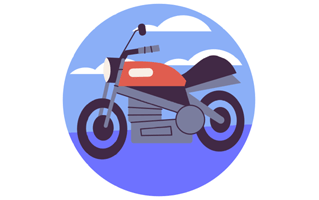 Motorcycle Free Sticker PNG