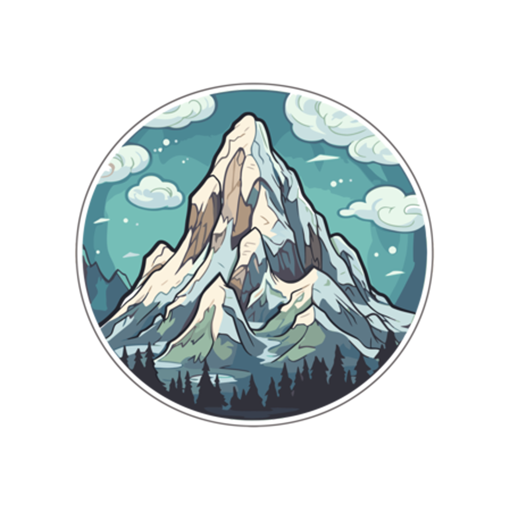 Mountain Free Sticker Transparent Gallery