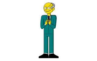 Mr Burns PNG