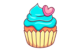 Muffin Sticker PNG