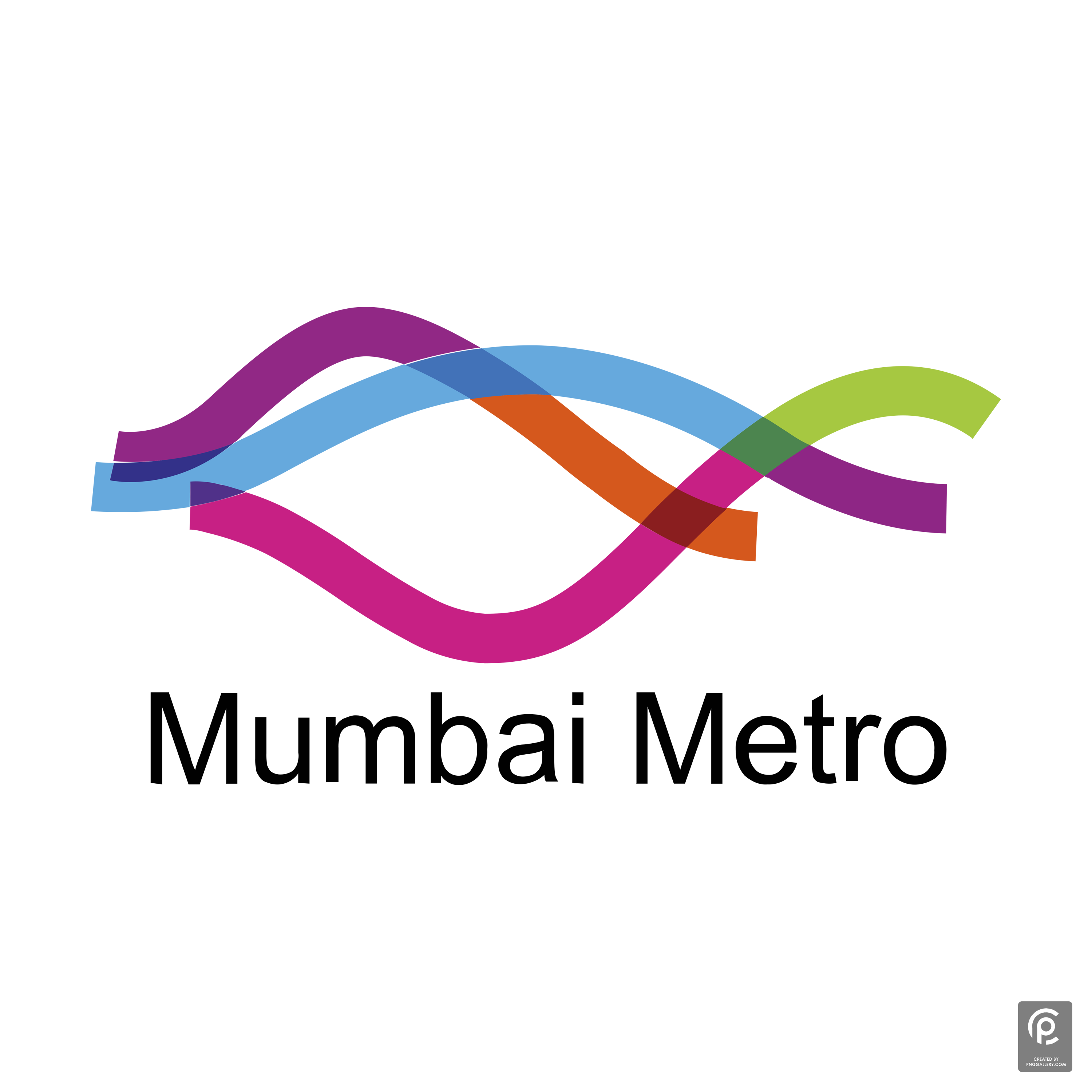 Mumbai Metro Logo PNG Images Transparent HD Photo Clipart 