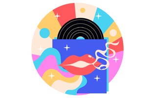Music Album Free Sticker PNG