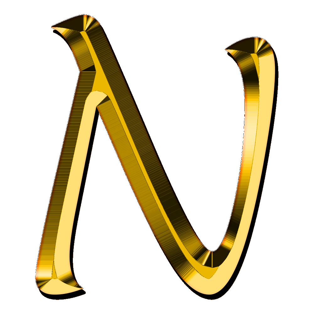 N Alphabet Transparent Image
