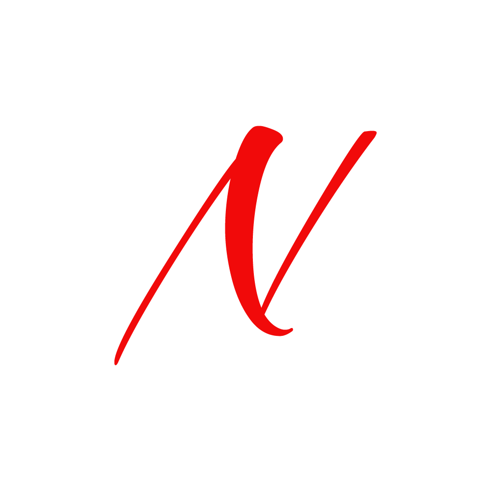 N Alphabet Red Transparent Picture