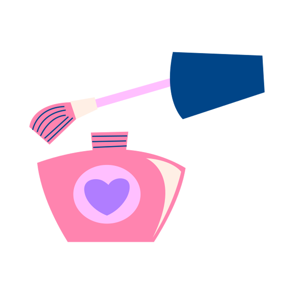 Nail Polish Sticker Transparent Picture