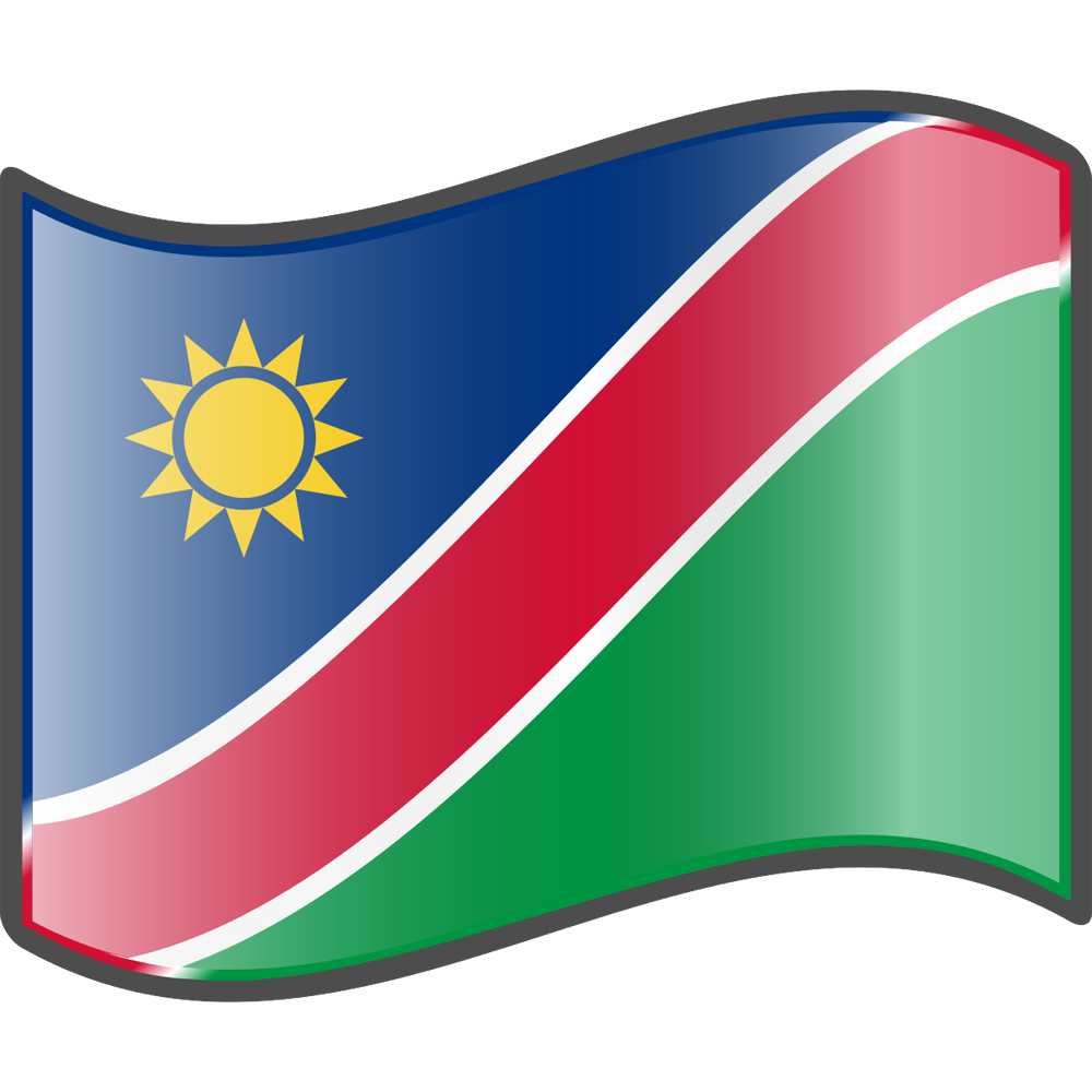 Namibia Flag Transparent Image