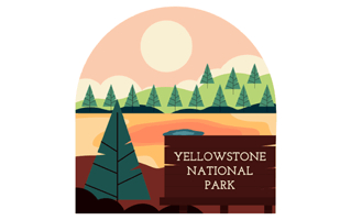 National Park Free Sticker PNG