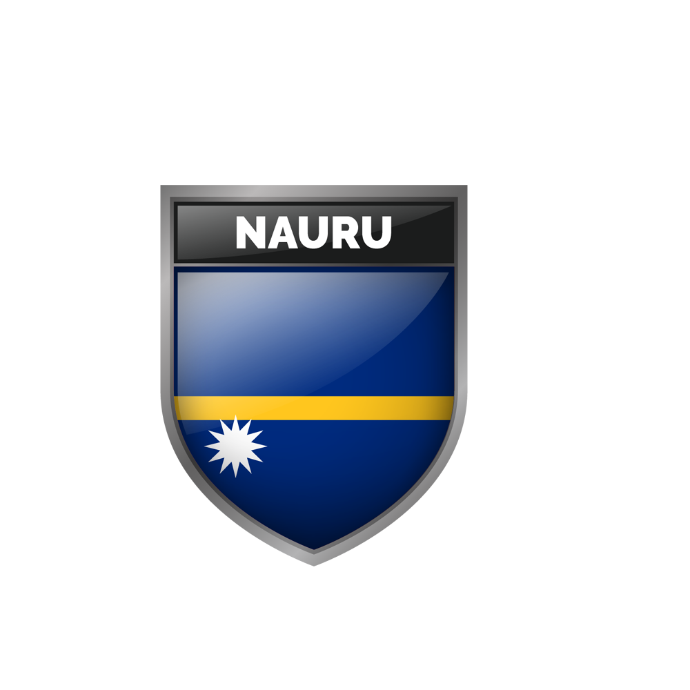 Nauru Flag Transparent Picture