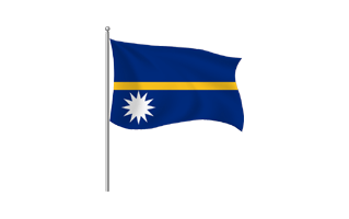 Nauru Flag PNG