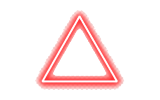 Neon Triangle PNG