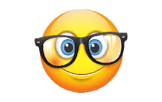 Nerd Face Emoji PNG