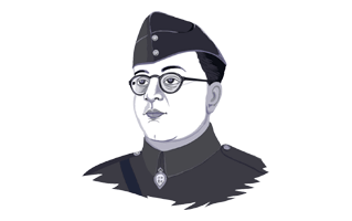 Netaji Subash Chandra Bose PNG