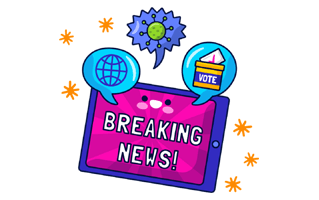 News Sticker PNG