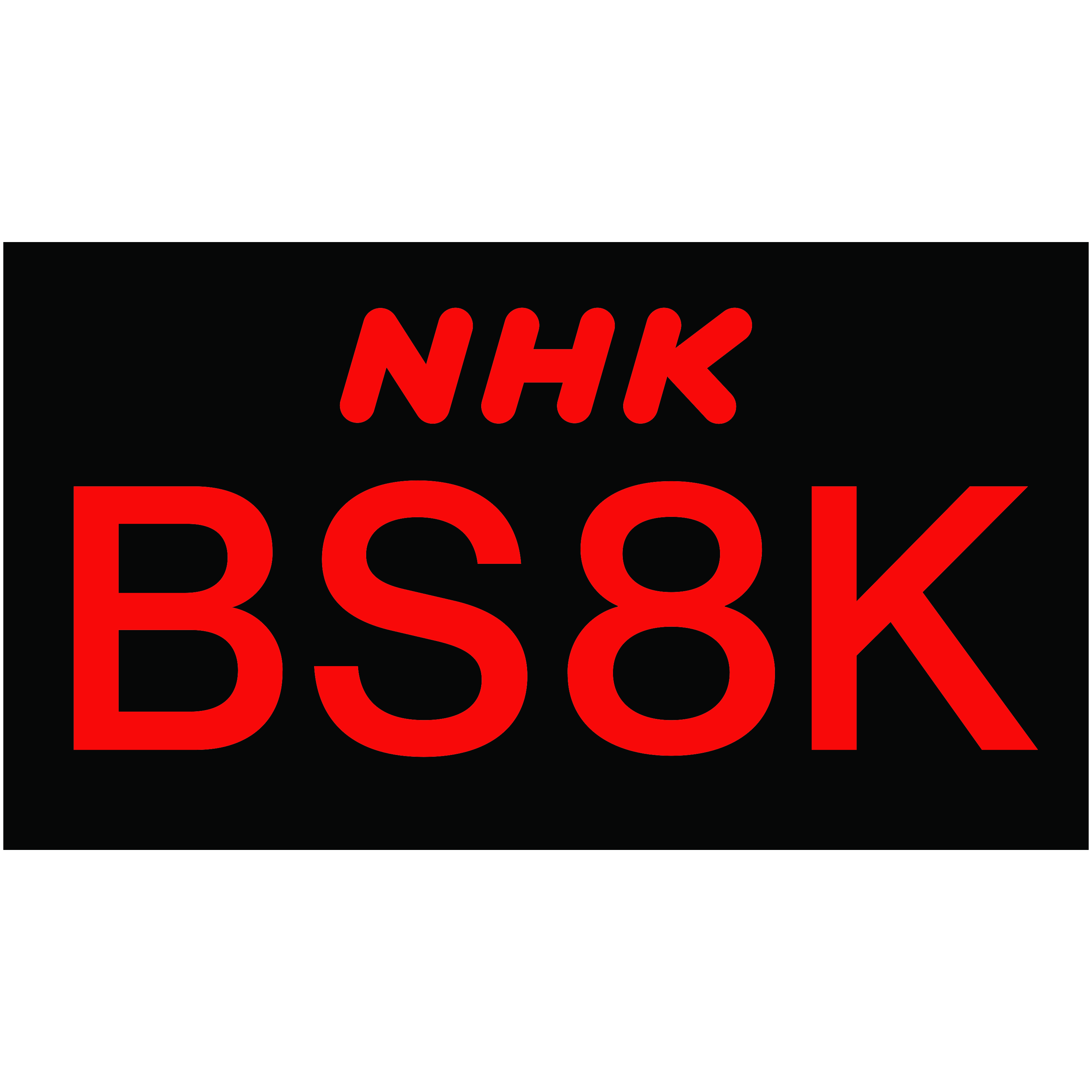 NHK BS8K 2020 Logo  Transparent Photo