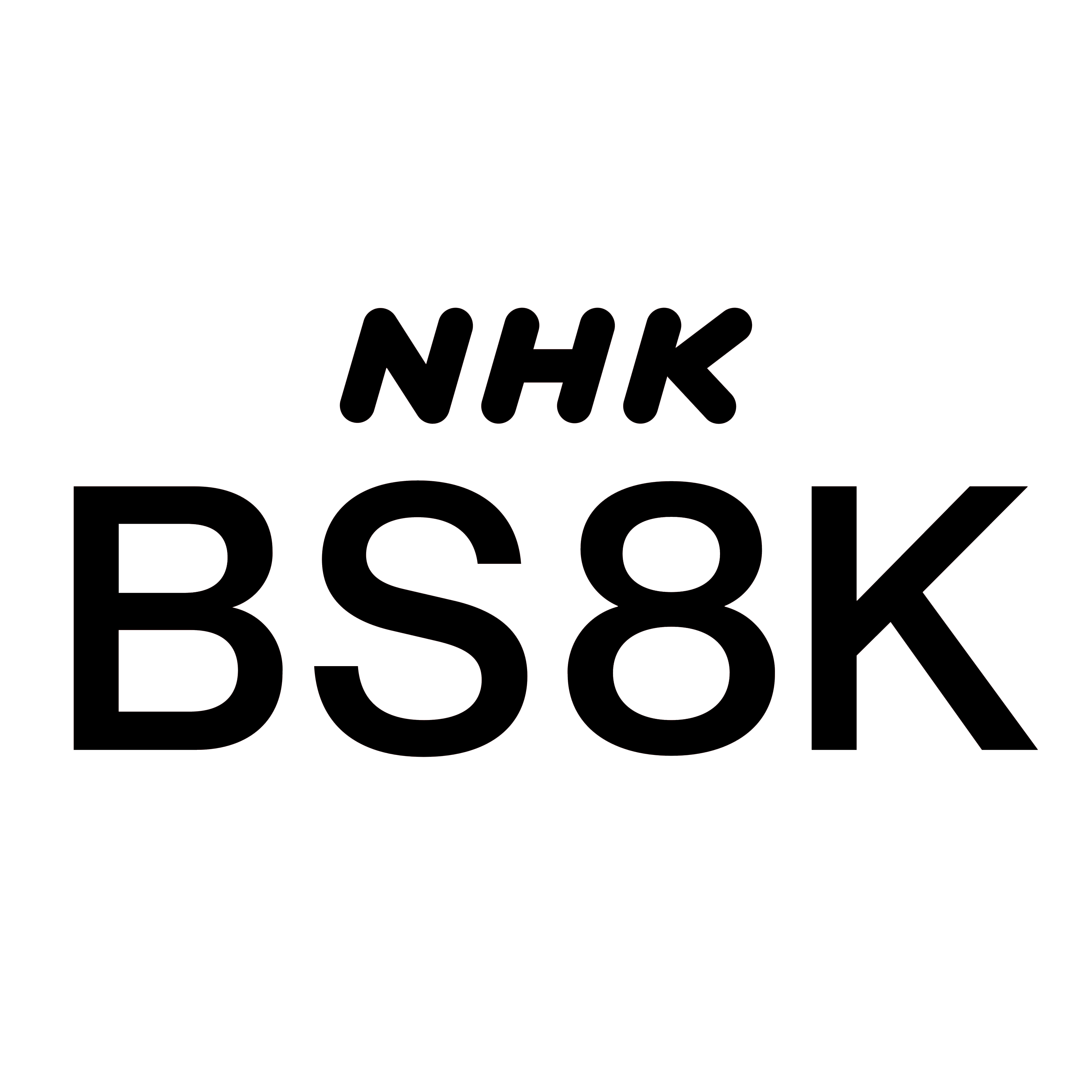 NHK BS8K 2020 Logo Transparent Picture