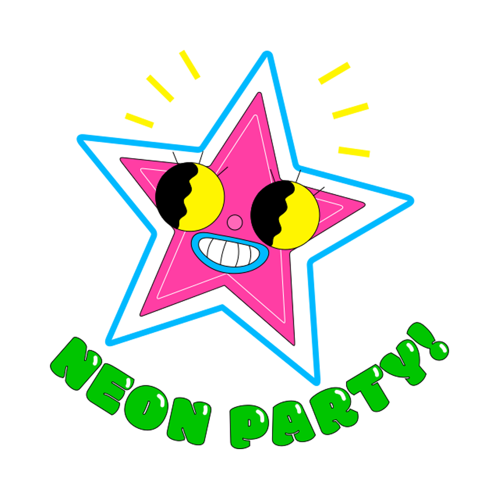 Night Party Sticker Transparent Clipart