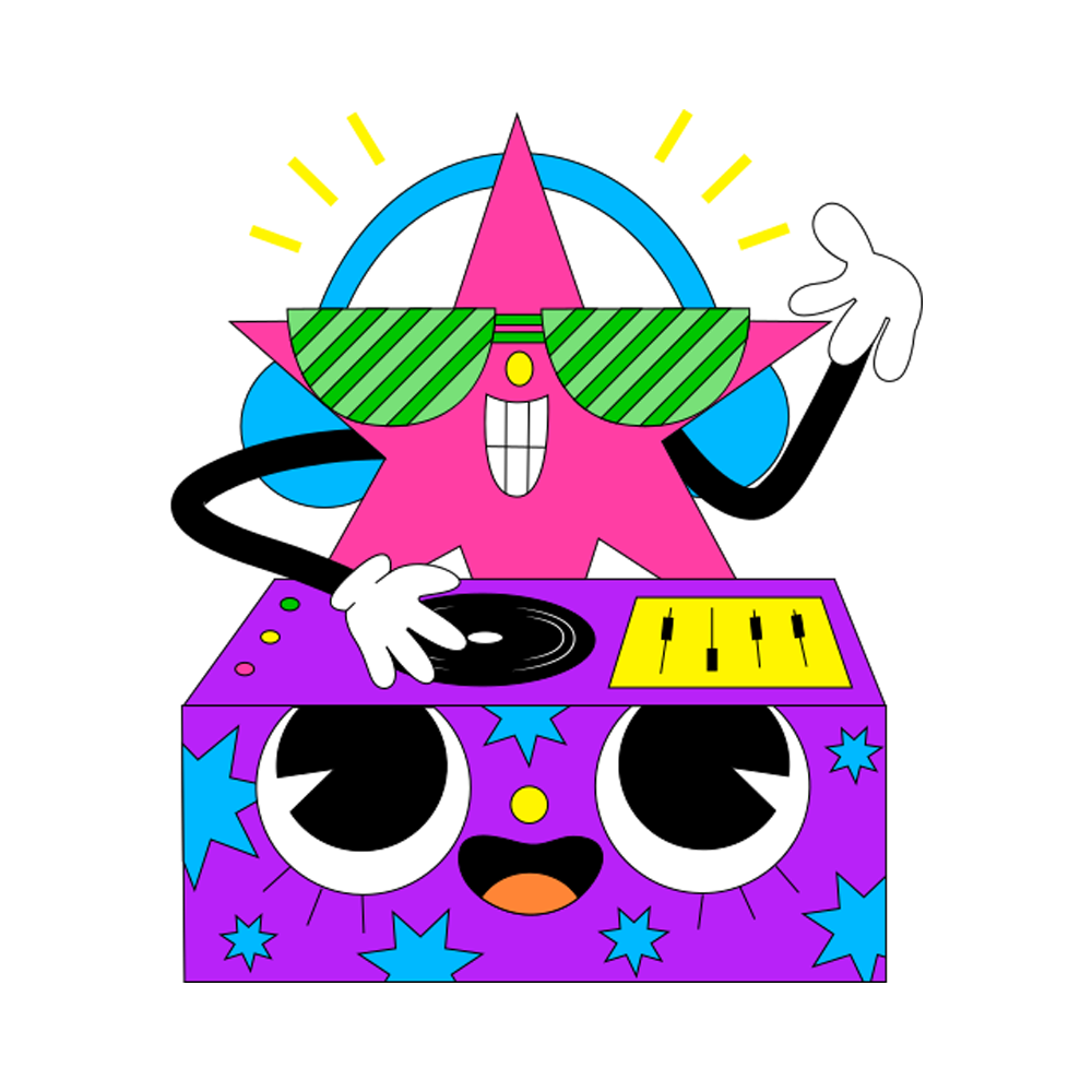 Night Party Sticker Transparent Gallery