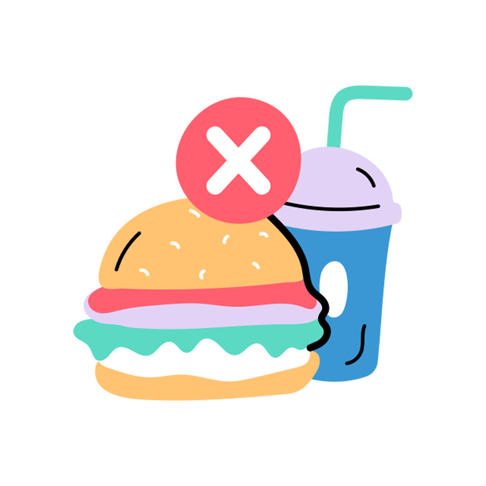 No Food Sticker Transparent Photo