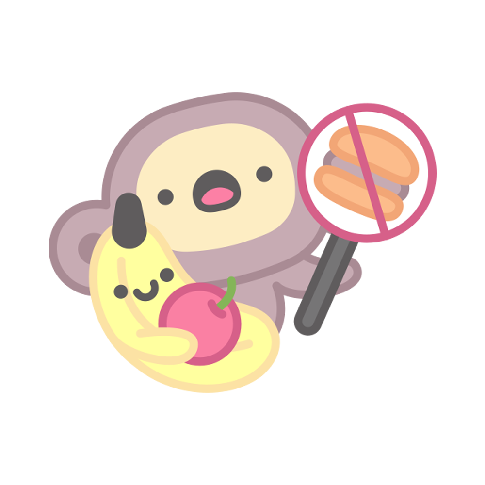 No Food Sticker Transparent Clipart