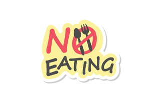 No Food Sticker PNG