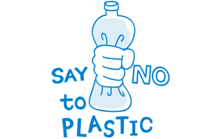 No Plastic Free Sticker PNG