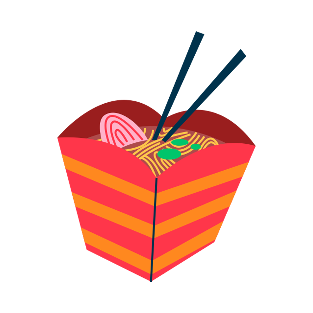 Noodles Free Sticker Transparent Image