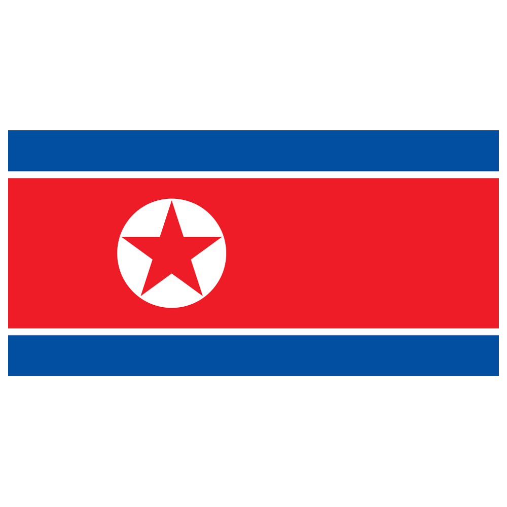 North Korea Flag Transparent Photo
