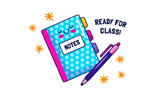 Note Book Sticker PNG