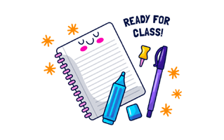 Notebook Sticker PNG