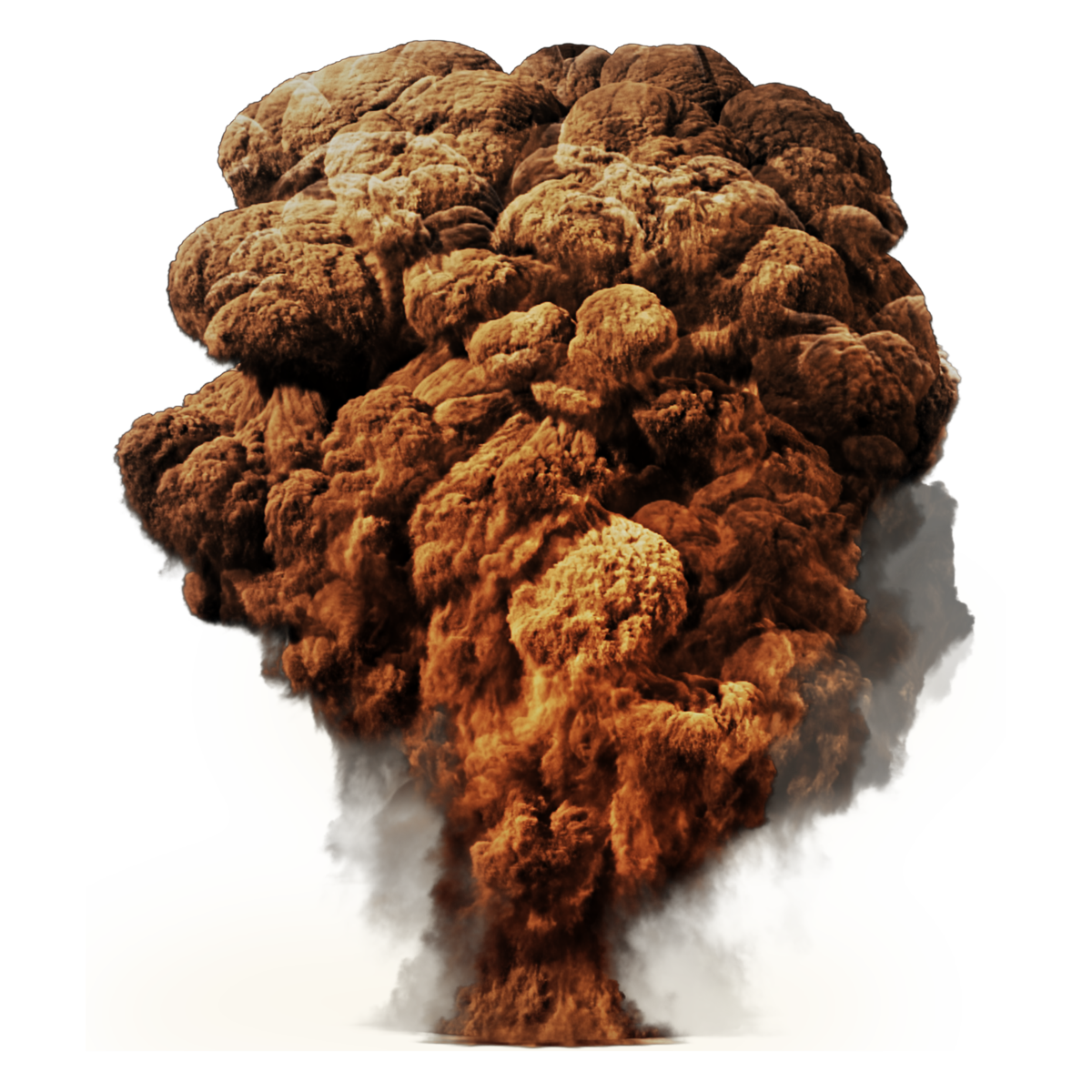 Nuclear Explosion Transparent Picture