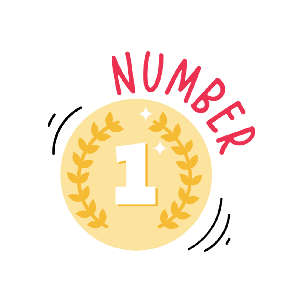 Number 1 Sticker Transparent Photo