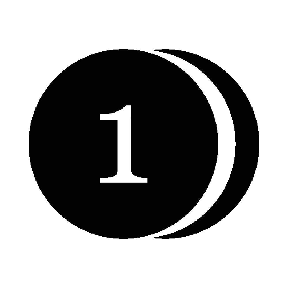 Number 1 Sticker Transparent Picture