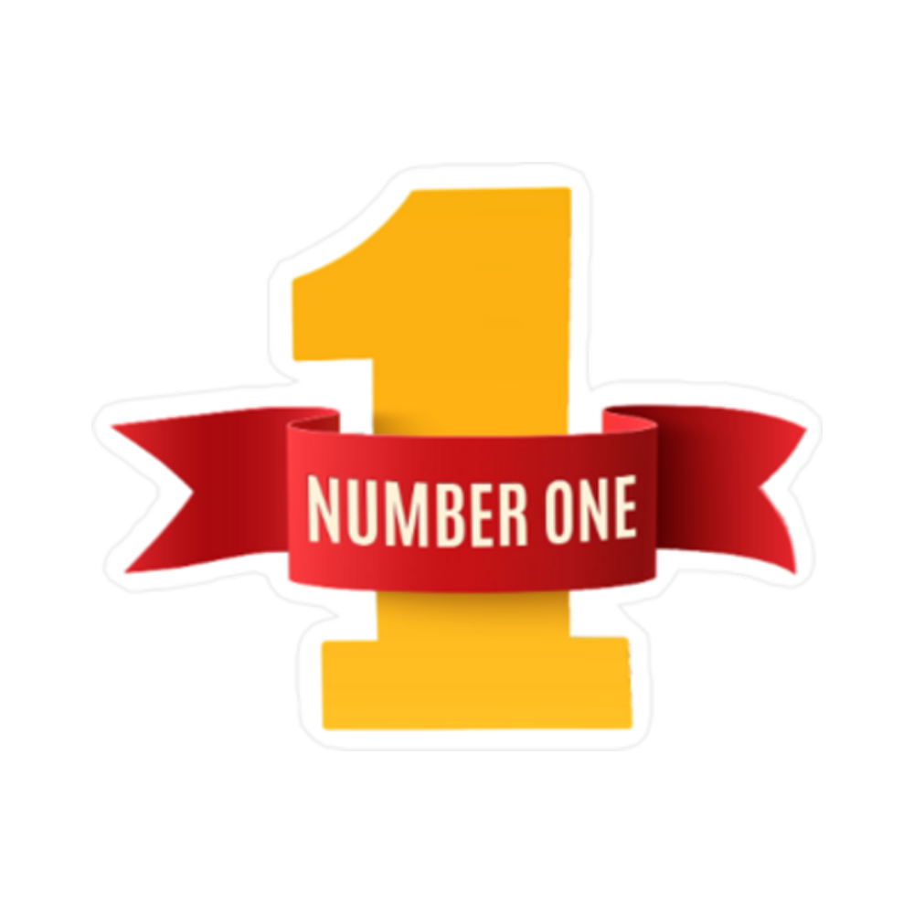 Number 1 Sticker Transparent Clipart