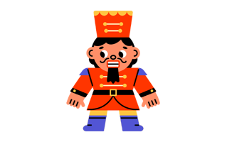 Nutcracker Sticker PNG