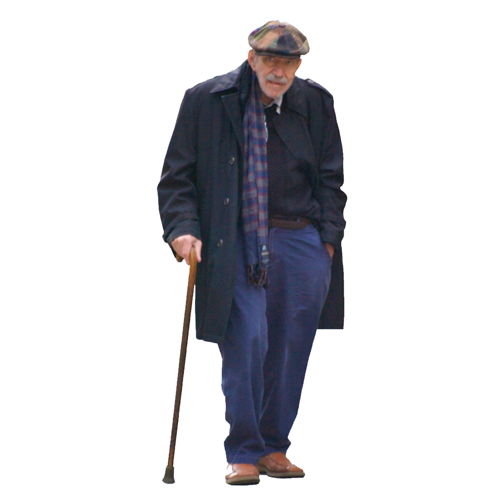 Old Man Transparent Image