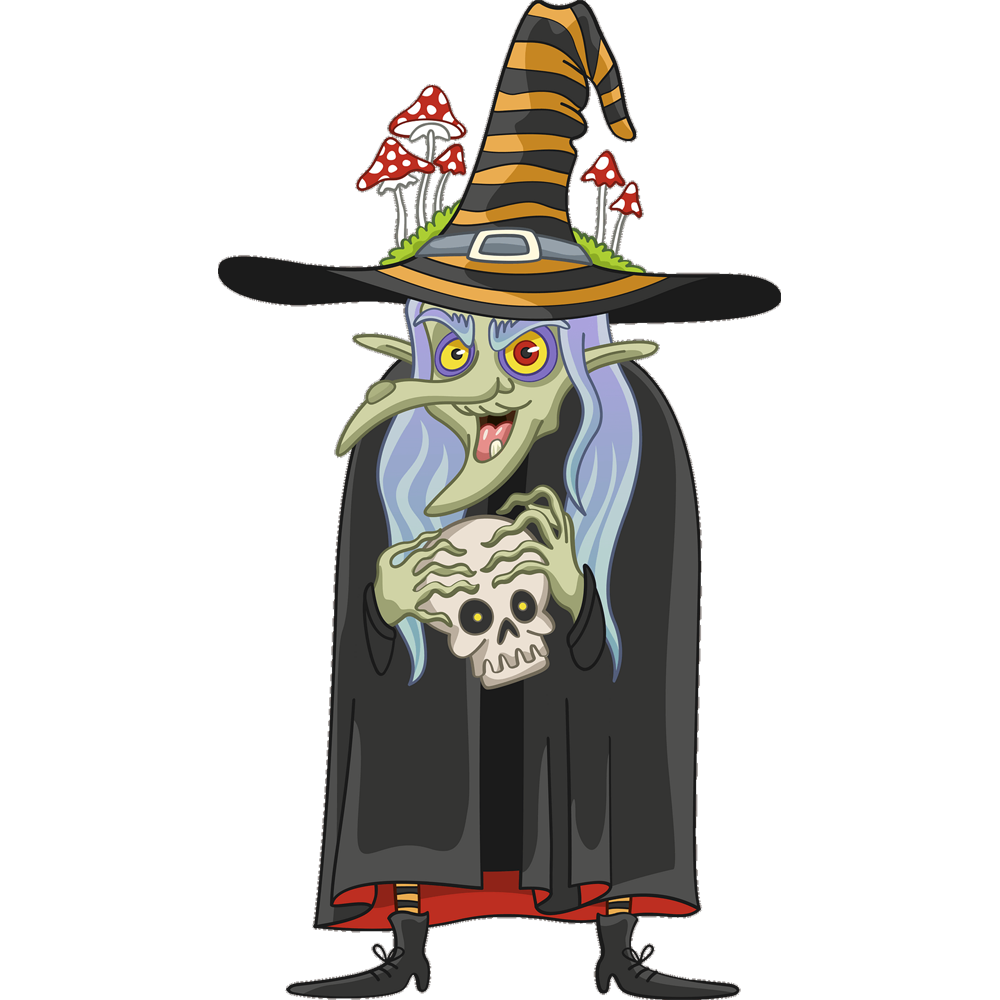 Old Witch Transparent Clipart