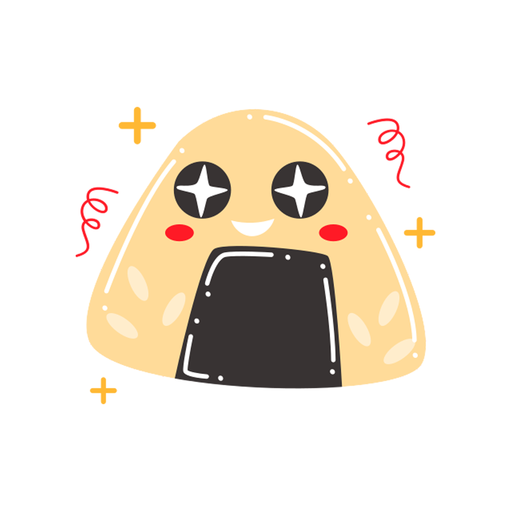 Onigiri Free Sticker Transparent Image