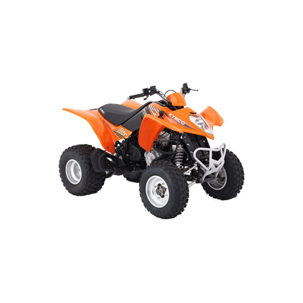 Orange ATV Quad Bike Transparent Picture