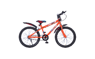 Orange Bicycle PNG