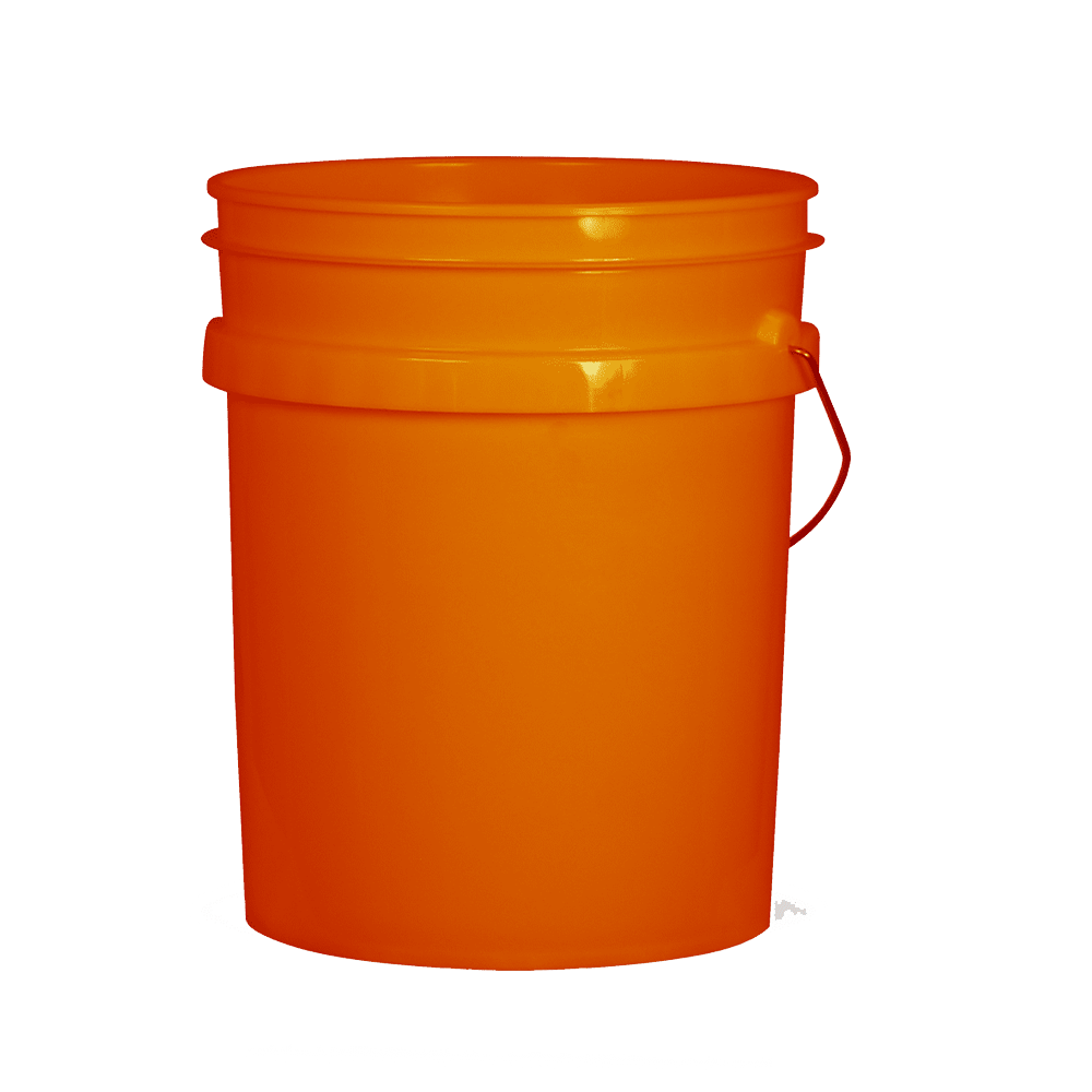 Orange Bucket Transparent Image