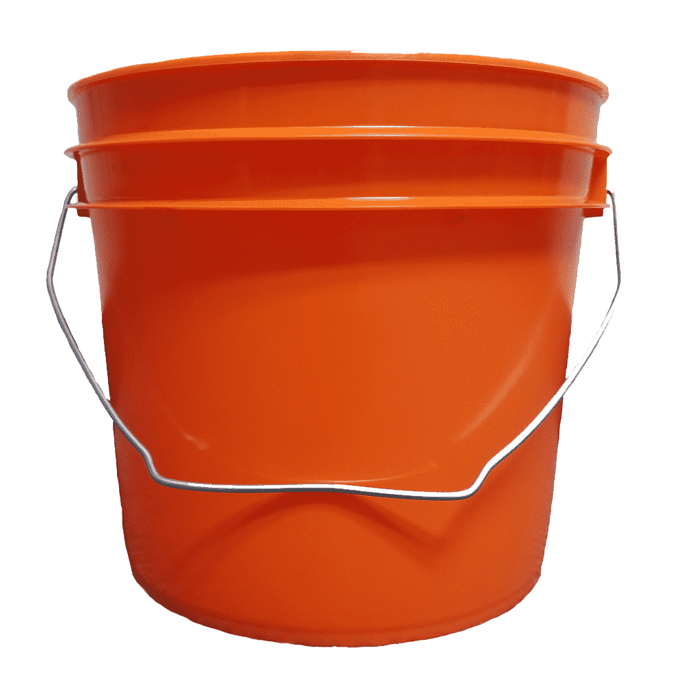 Orange Bucket Transparent Clipart