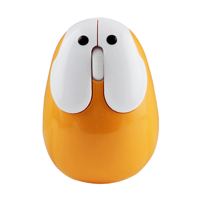 Orange Computer Mouse Transparent Clipart