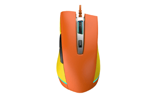 Orange Computer Mouse PNG