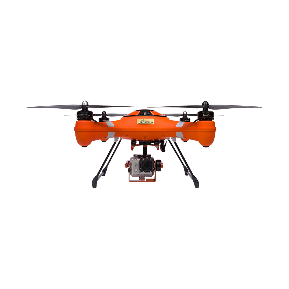 Orange Drone Transparent Clipart